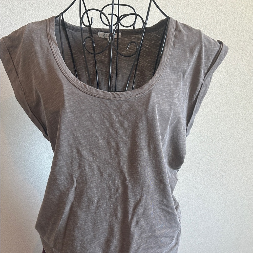 Z Supply Charcoal Muscle Tee
